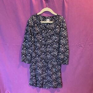 GAP Kids Floral One Piece - Navy and White